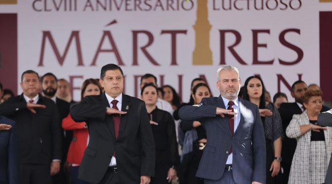 Sin protestas por primera vez, honran a Mártires de Uruapan